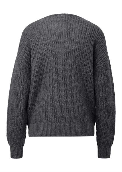 Strickpullover grau