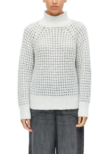 Strickpullover grau