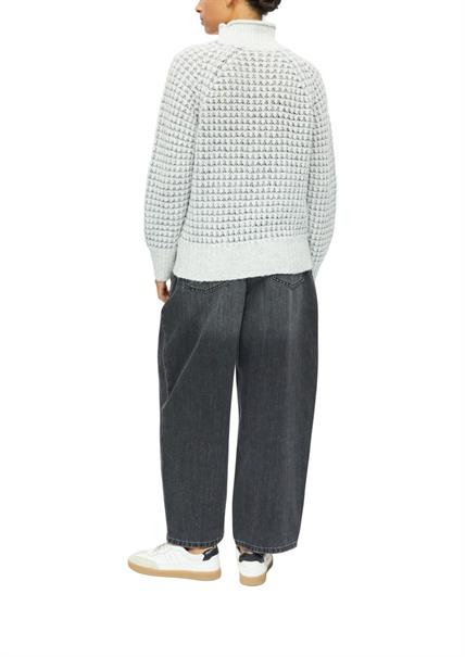 Strickpullover grau