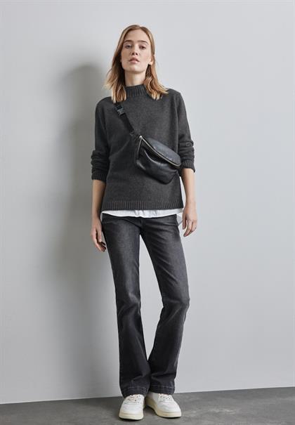 Strickpullover gravel grey mel.