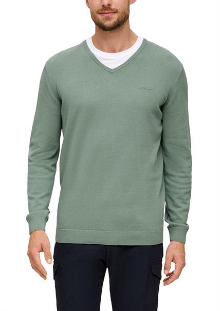 Strickpullover grün1
