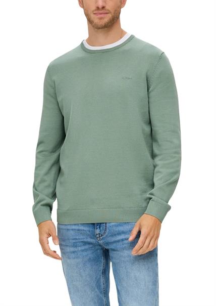 Strickpullover grün1