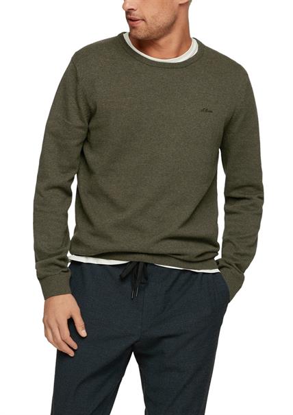 Strickpullover grün2