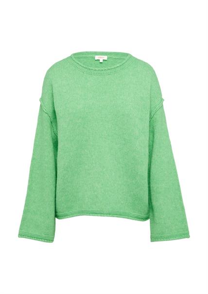 Strickpullover grün