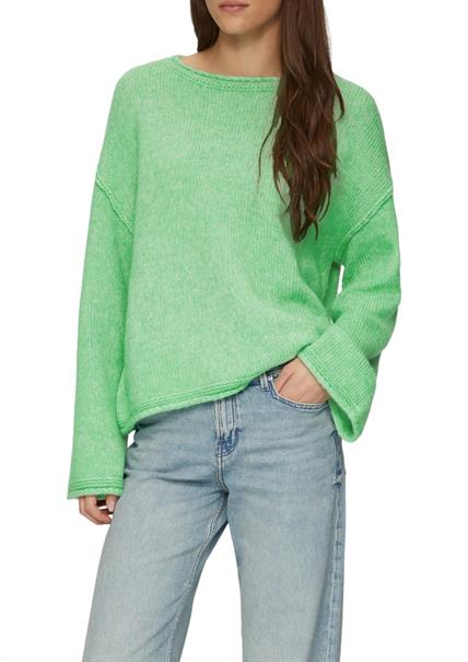 Strickpullover grün