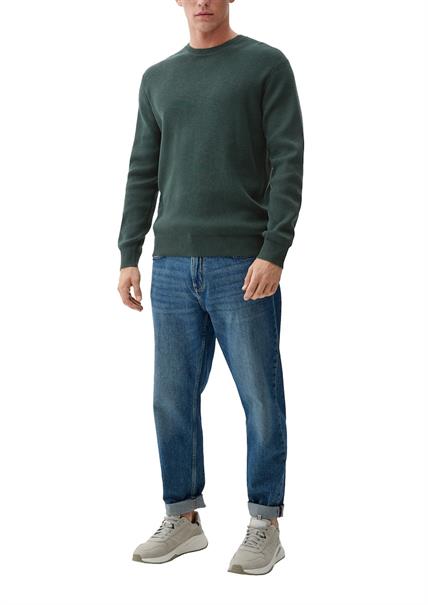 Strickpullover grün