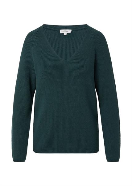 Strickpullover grün