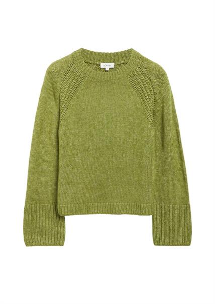 Strickpullover grün