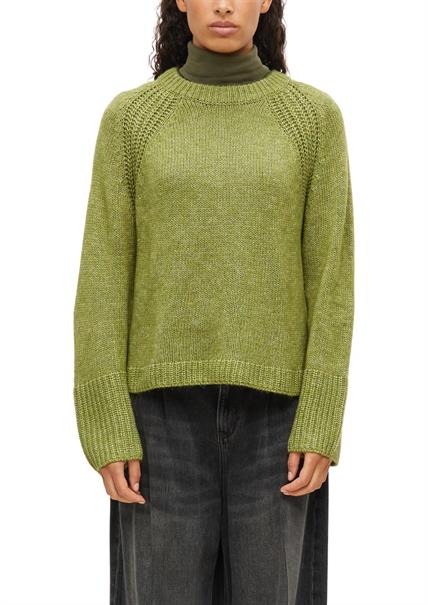 Strickpullover grün