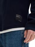Strickpullover im 2-in-1-Look sky captain blue