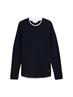 Strickpullover im 2-in-1-Look sky captain blue