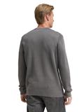 Strickpullover im Washed-Look aus Baumwolle classic dark grey