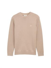 Strickpullover im Washed-Look aus Baumwolle light cashmere
