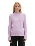 Strickpullover in Melange Optik light lilac melange