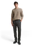 Strickpullover in Melange-Optik multicolor brown structure
