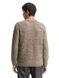 Strickpullover in Melange-Optik multicolor brown structure