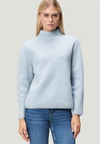 Strickpullover light blue melange