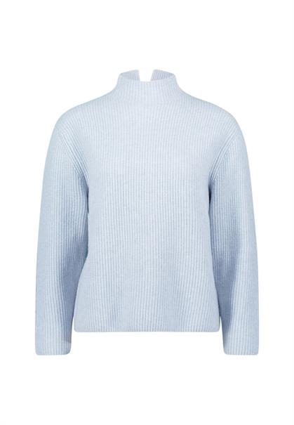 Strickpullover light blue melange