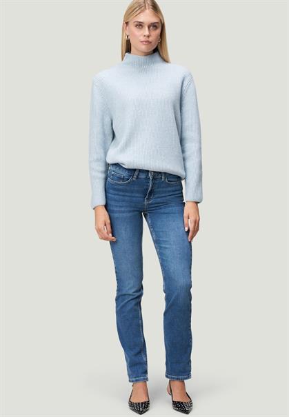 Strickpullover light blue melange