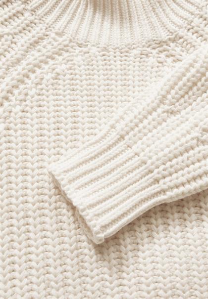 Strickpullover lucid white