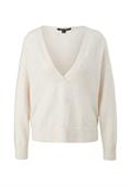 Strickpullover mit Alpaka creme