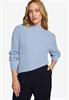 Strickpullover mit Ballonärmeln soft chambray