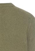 Strickpullover mit Brusttasche leaf green