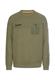 Strickpullover mit Brusttasche leaf green