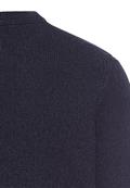 Strickpullover mit Brusttasche tinted blue