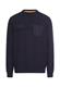 Strickpullover mit Brusttasche tinted blue