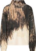 Strickpullover mit Druckverlauf whisky gemustert