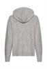Strickpullover mit Kapuze grey melange
