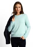 Strickpullover mit Kaschmir-Anteil dusty light green melange