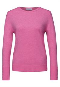 Strickpullover mit Knöpfen blazing berry mel.