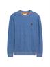 Strickpullover mit Logo-Badge midsummer blue multicolor
