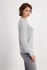 Strickpullover mit Lurex chrome melange
