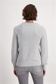 Strickpullover mit Lurex chrome melange