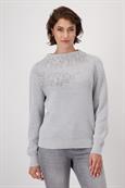 Strickpullover mit Lurex chrome melange