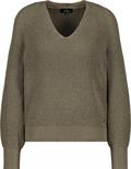 Strickpullover mit Lurex green tea