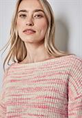 Strickpullover mit Muster soft beige