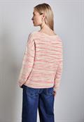 Strickpullover mit Muster soft beige