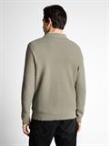 Strickpullover mit Polokragen greyish shadow olive