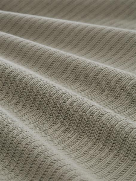 Strickpullover mit Polokragen greyish shadow olive