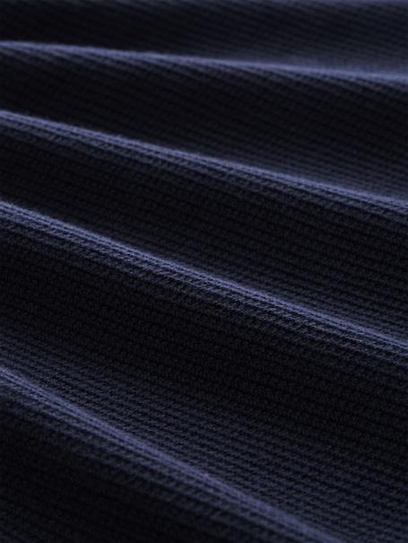 Strickpullover mit Polokragen sky captain blue