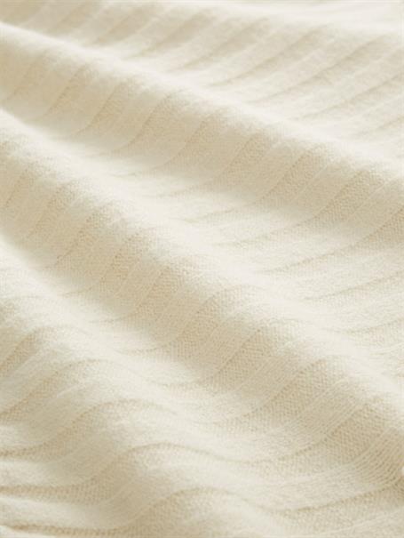 Strickpullover mit Rippstruktur soft beige melange