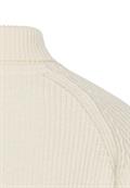 Strickpullover mit Rollkragen creme