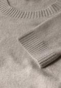 Strickpullover mit Rundhals breezy beige mel.