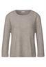 Strickpullover mit Rundhals breezy beige mel.