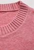Strickpullover mit Rundhals sugar coral mel.
