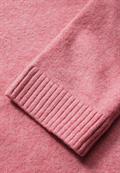 Strickpullover mit Rundhals sugar coral mel.